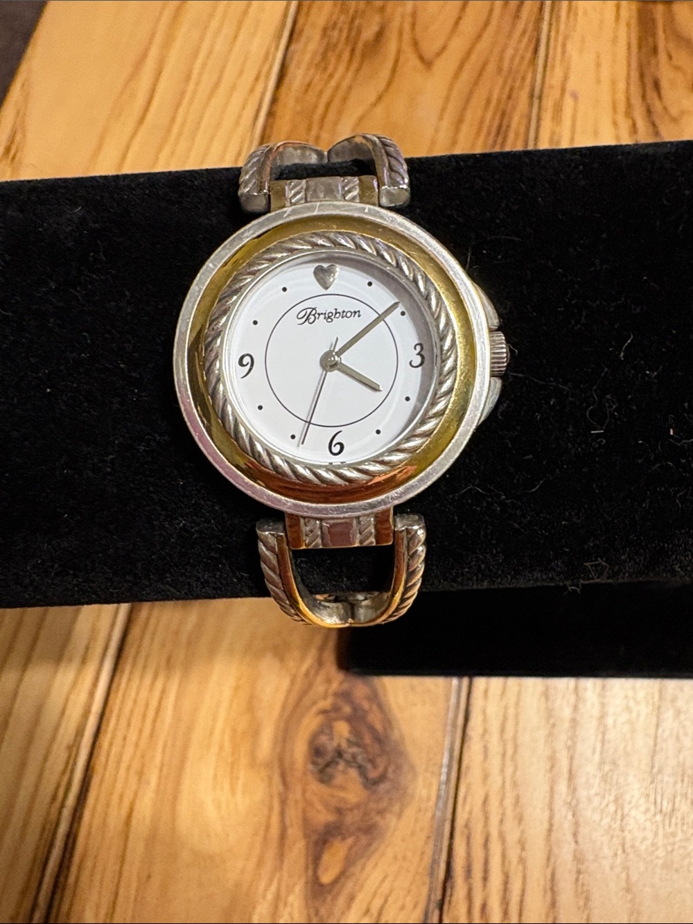 Brighton Balboa Two-Tone Silver and Gold Bracelet Watch